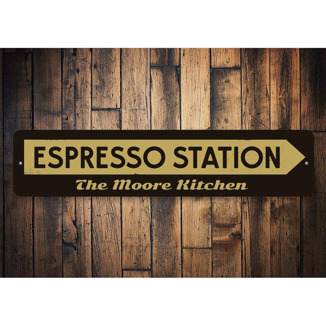 Espresso Station Sign