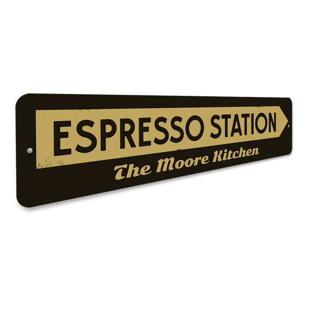 Espresso Station Sign