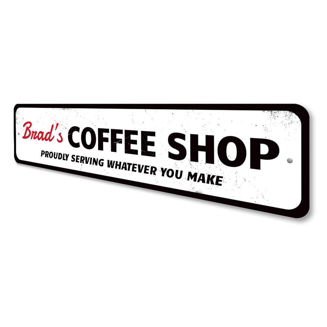 Coffee Shop Home Sign
