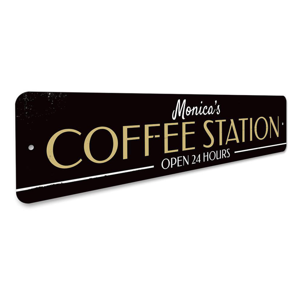 Coffee Station Sign
