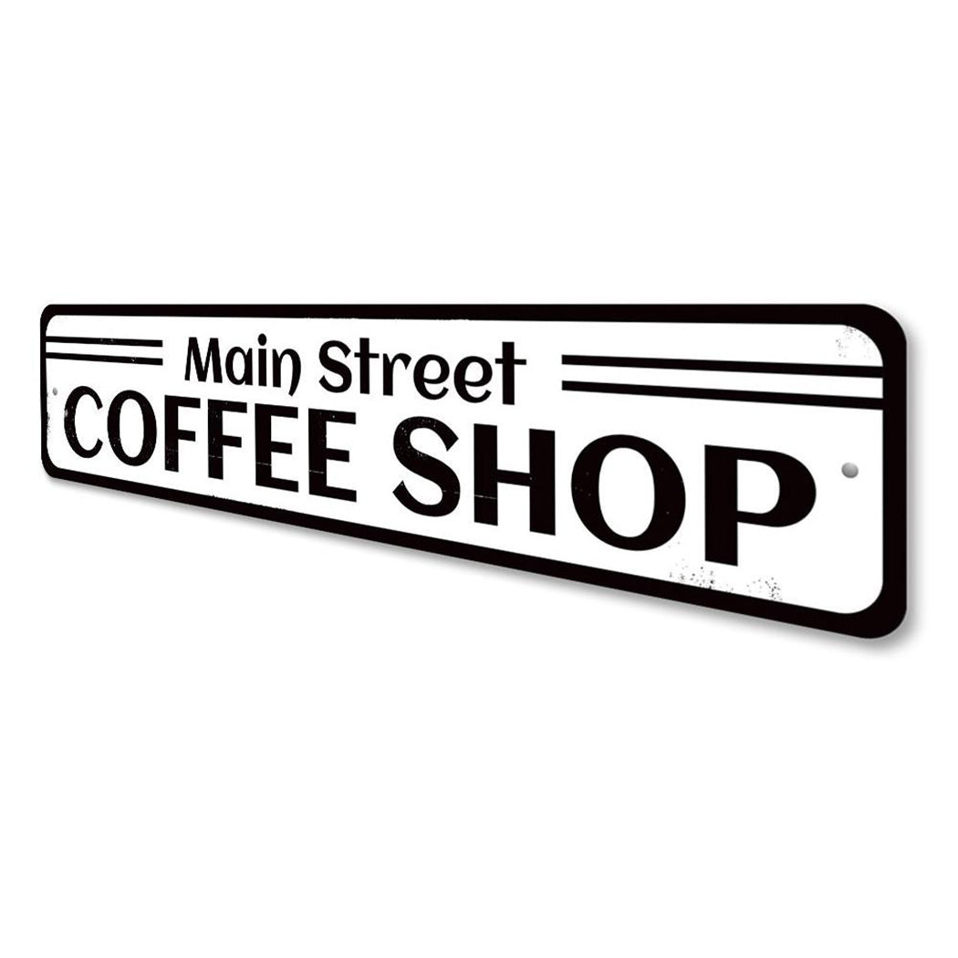 Main Street Coffee Shop Sign