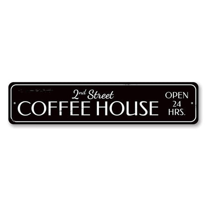 Coffee House Metal Sign