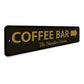 Coffee Bar Arrow Sign