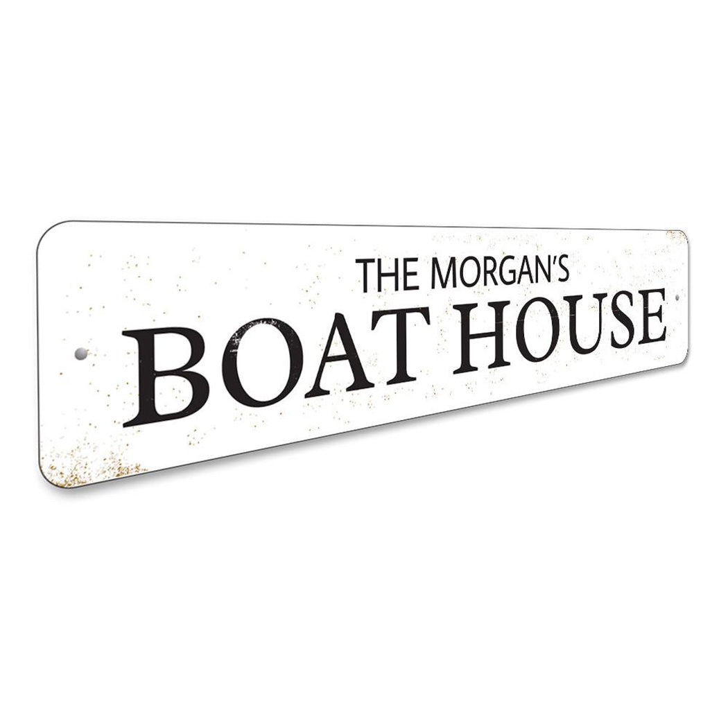 Family Boat House Sign