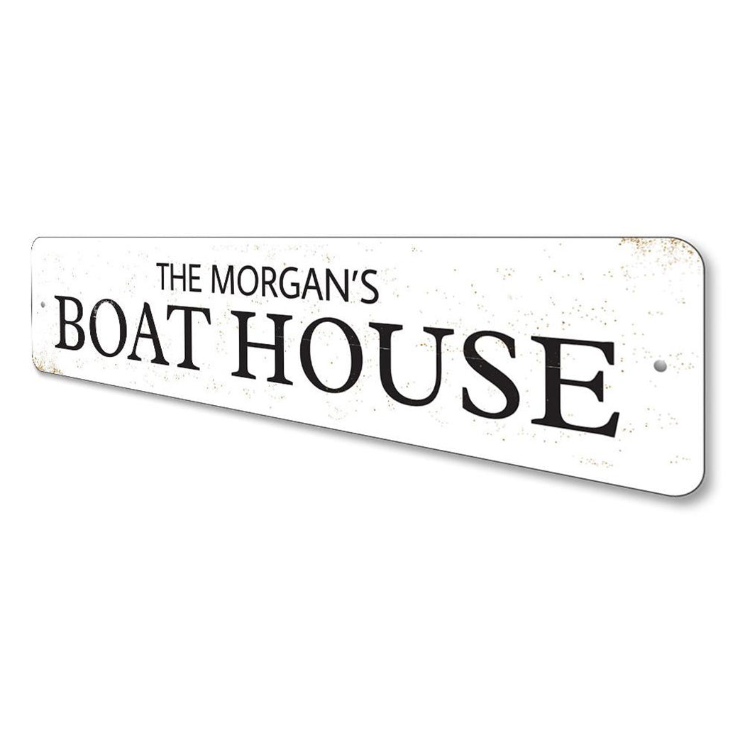 Family Boat House Sign