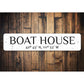 Boat House Latitude Longitude Sign