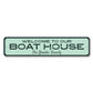 Welcome to Our Boat House Metal Sign