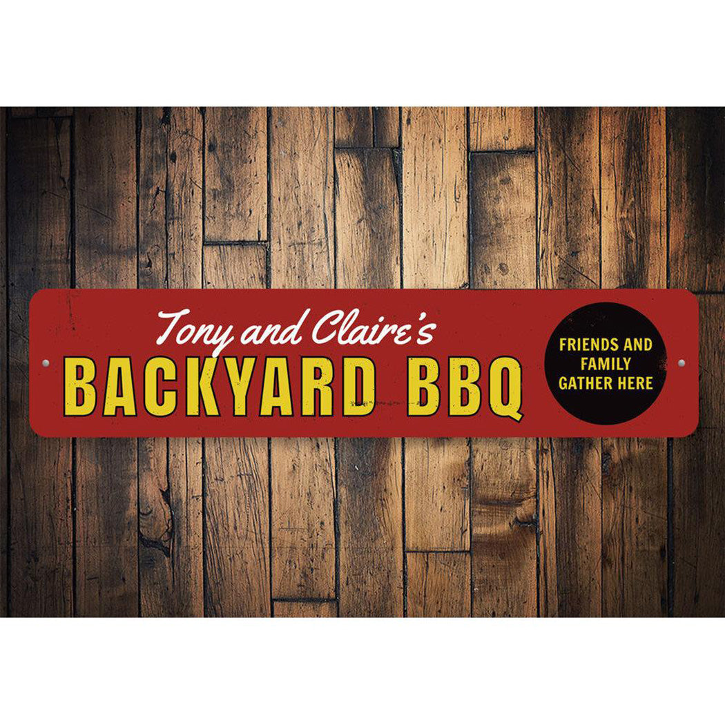 Backyard BBQ Sign