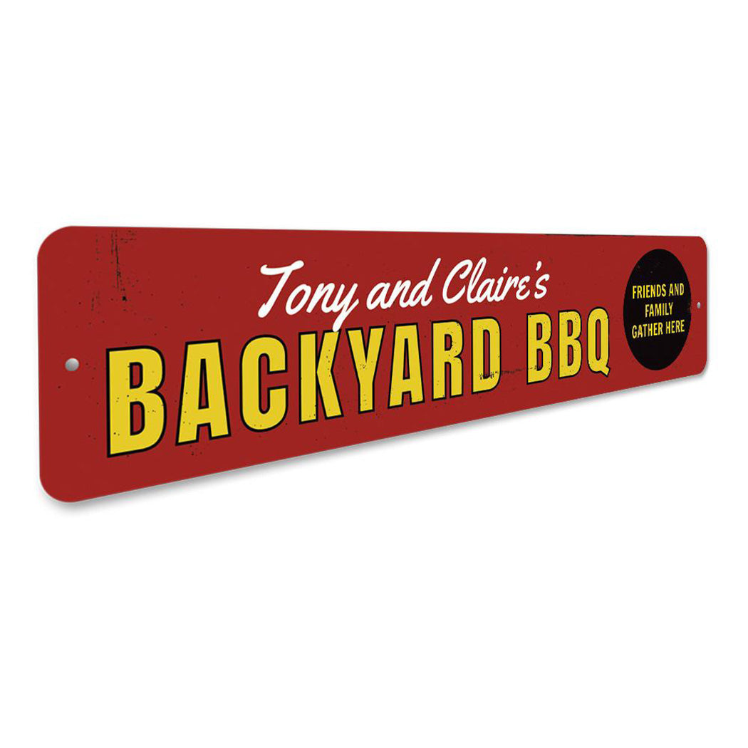 Backyard BBQ Sign