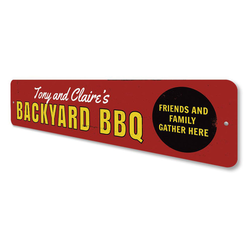 Backyard BBQ Sign