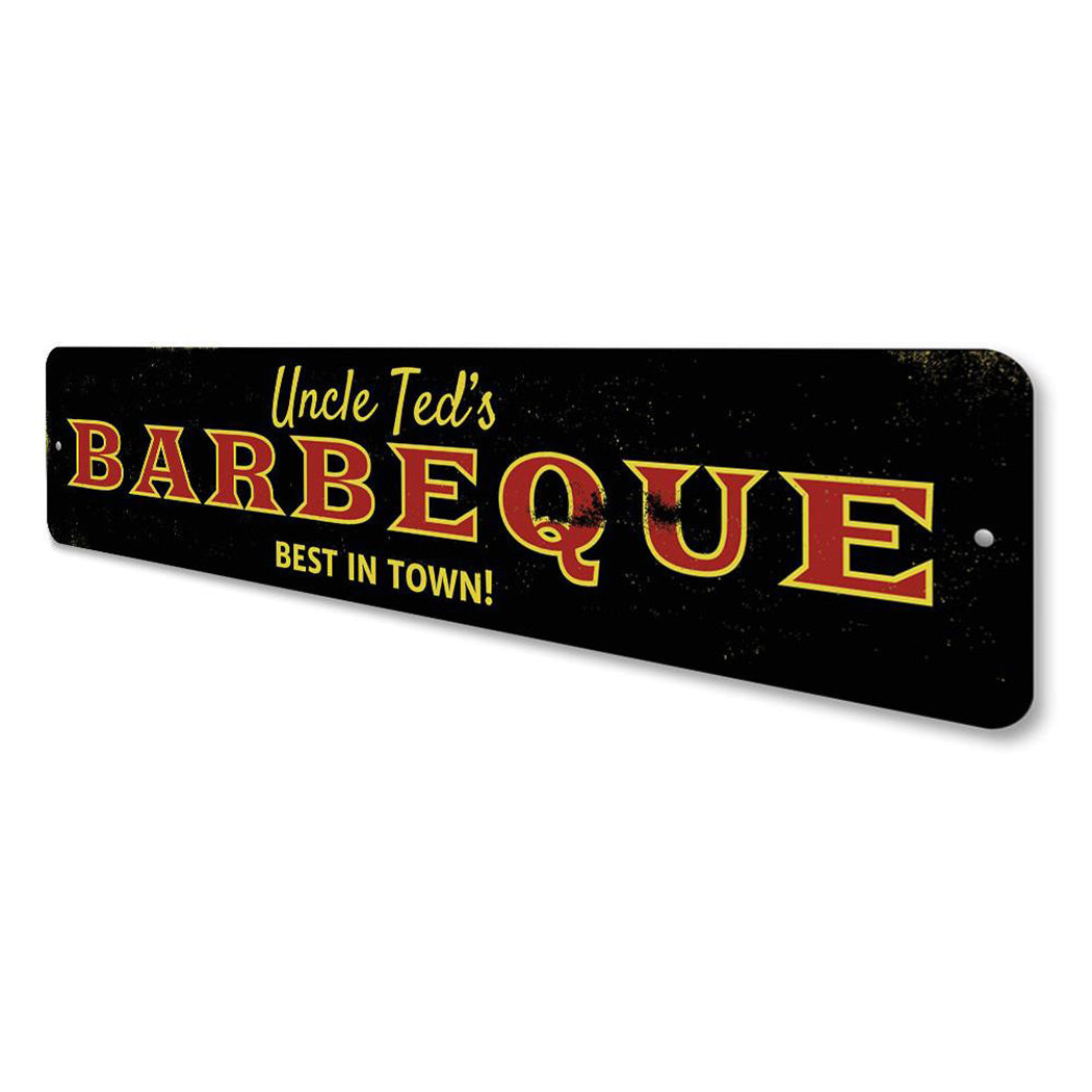 Barbecue Best in Town Sign
