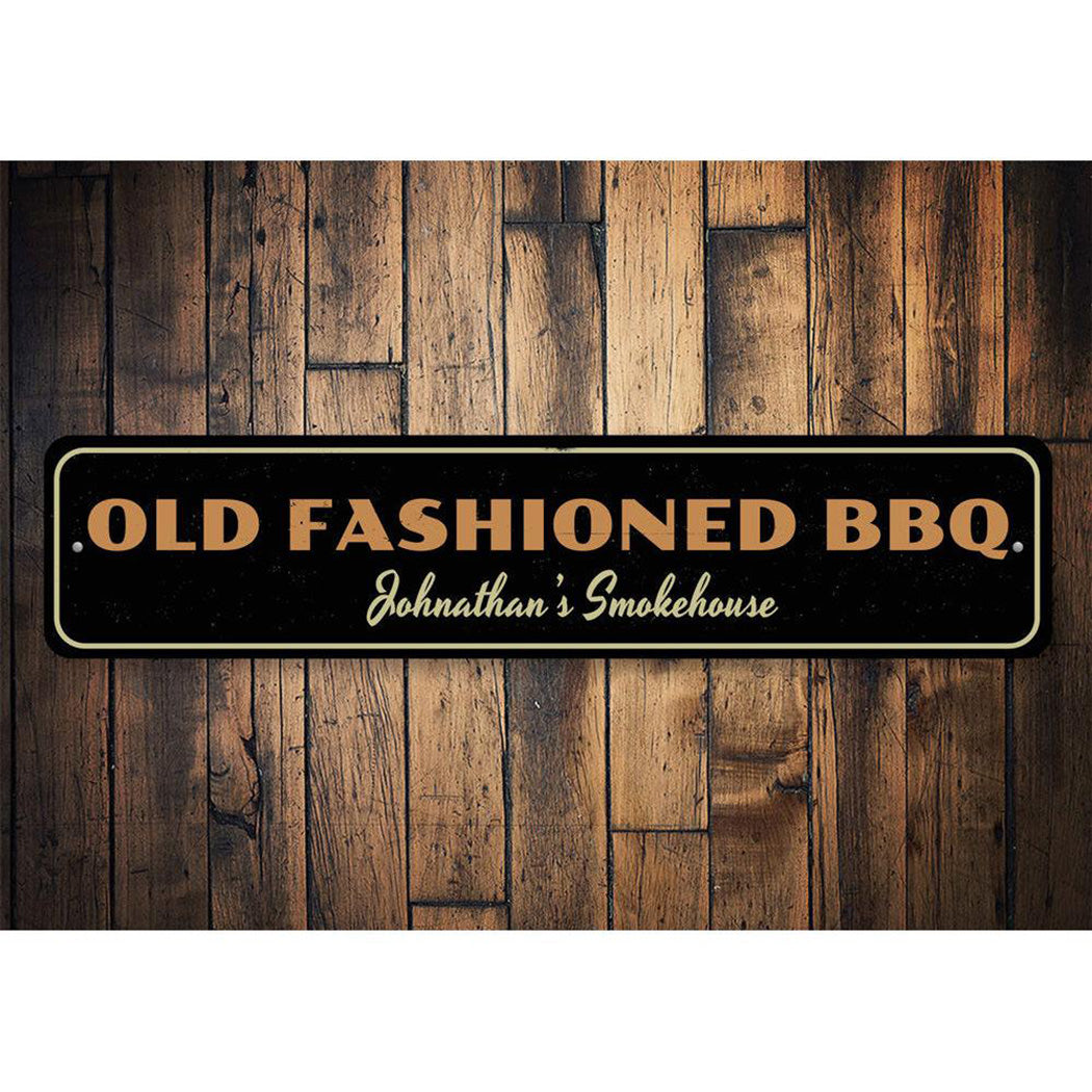 Old Fashioned BBQ Sign