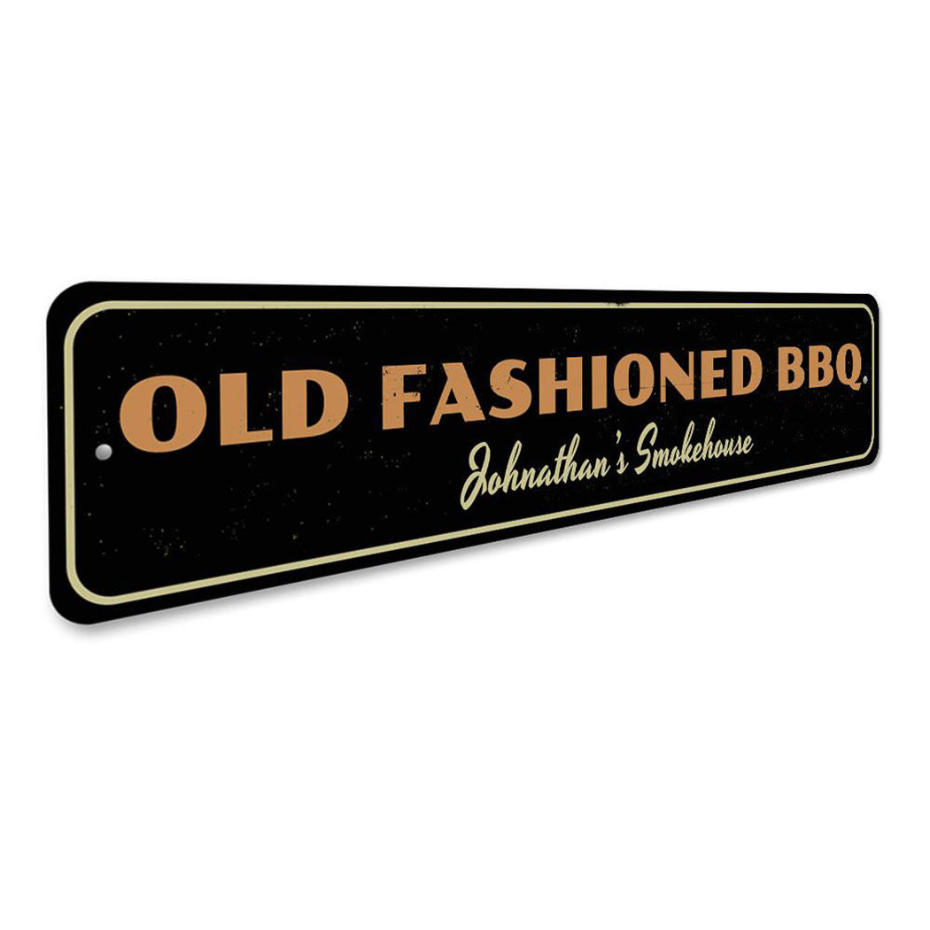 Old Fashioned BBQ Sign