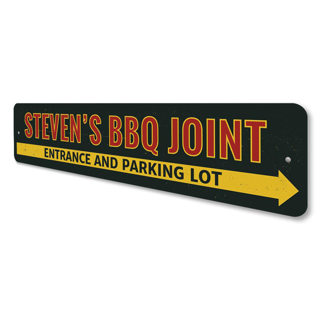 BBQ Joint Directional Sign