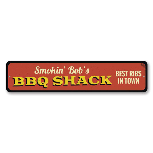 BBQ Shack Metal Sign