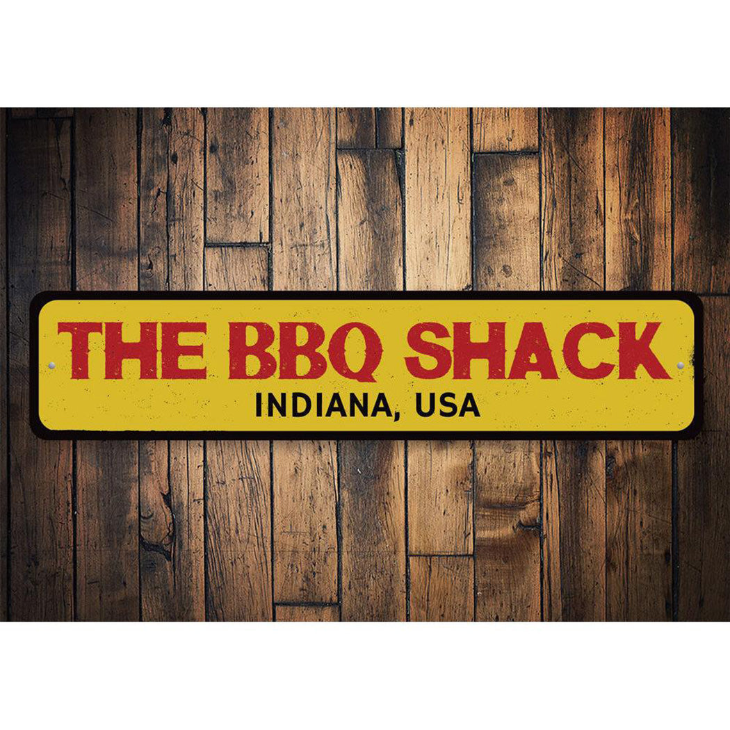 BBQ Shack Location Sign