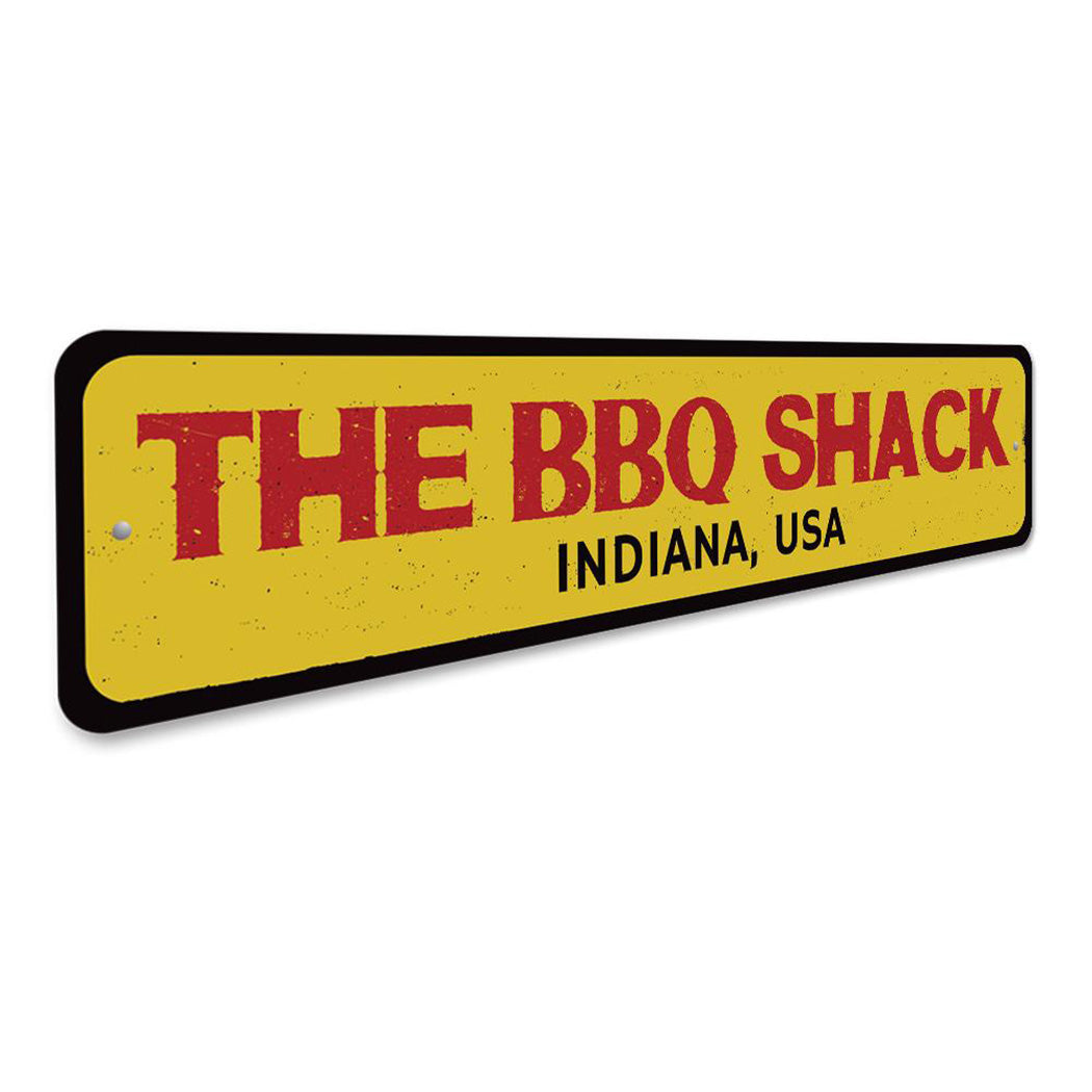BBQ Shack Location Sign