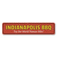 World Famous Ribs Metal Sign