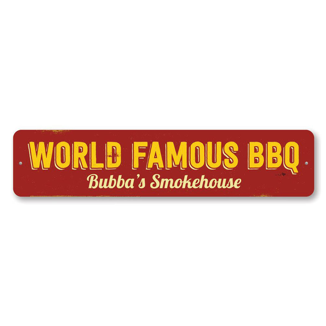 World Famous BBQ Sign