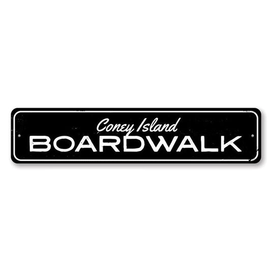 Boardwalk Destination Metal Sign
