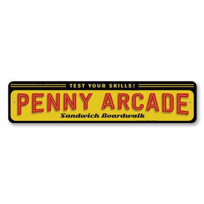 Penny Arcade Metal Sign