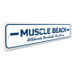 Muscle Beach Sign