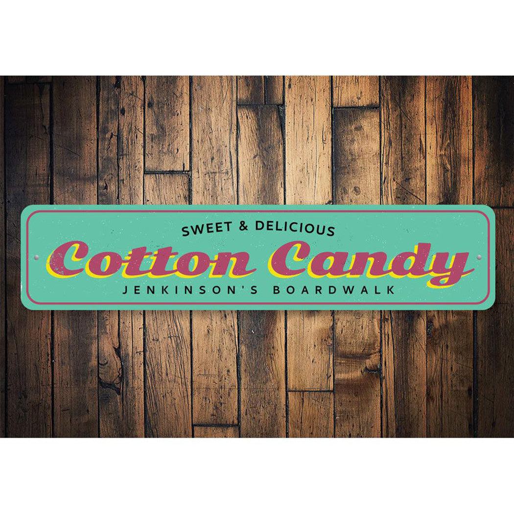 Cotton Candy Boardwalk Sign