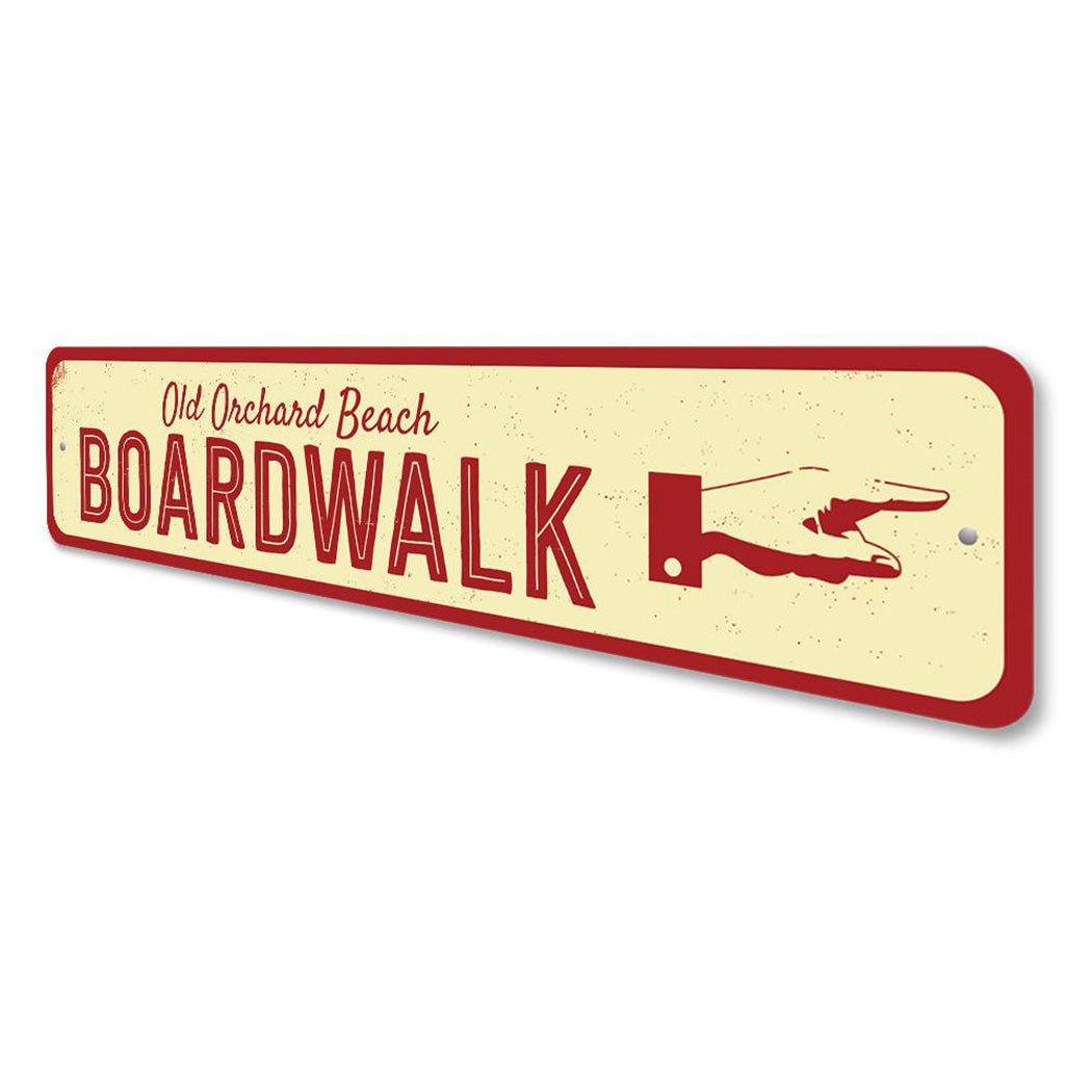 Boardwalk Pointing Hand Sign