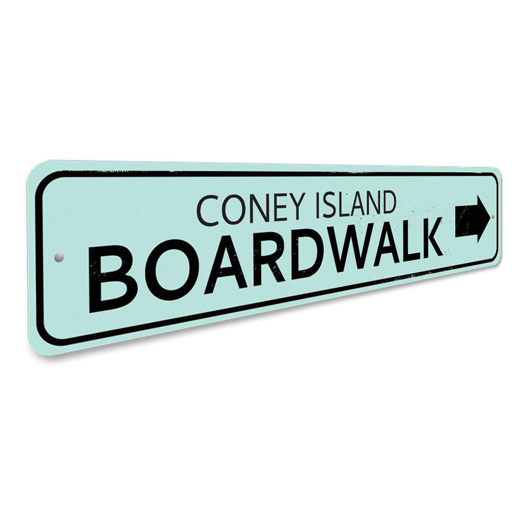 Boardwalk Location Arrow Sign