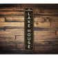 Family Name Lake House Vertical Sign