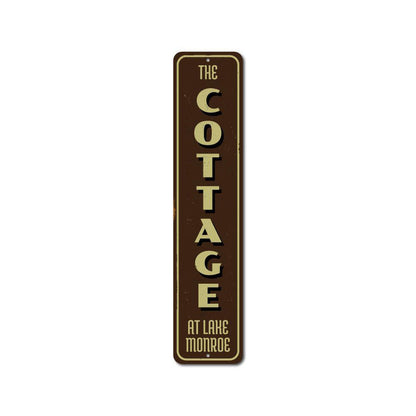 Cottage Vertical Metal Sign