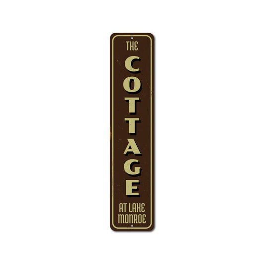 Cottage Vertical Metal Sign