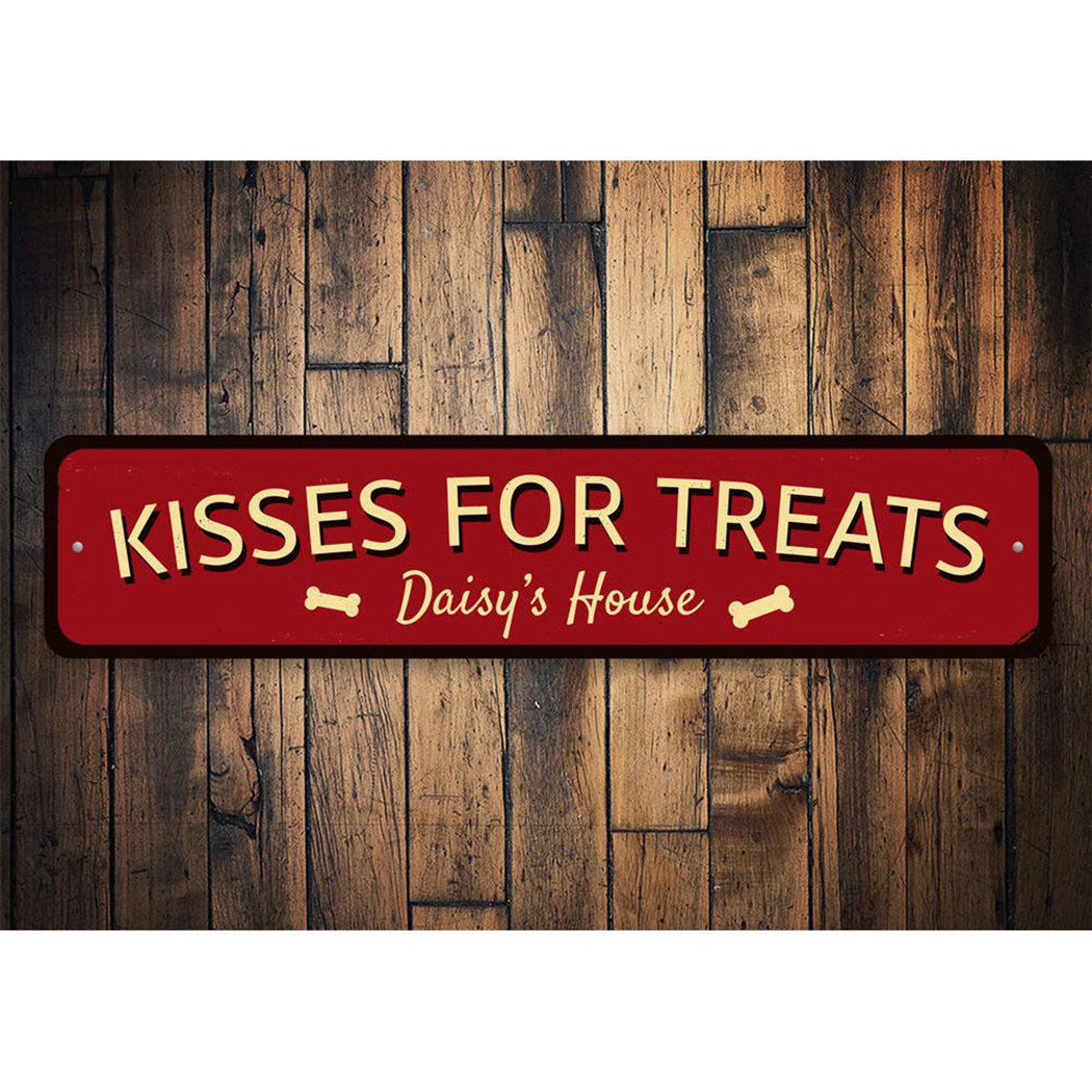 Kisses For Treats Sign