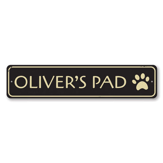 Pet Pad Metal Sign