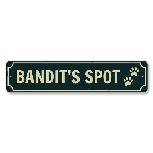 Pets Spot Metal Sign