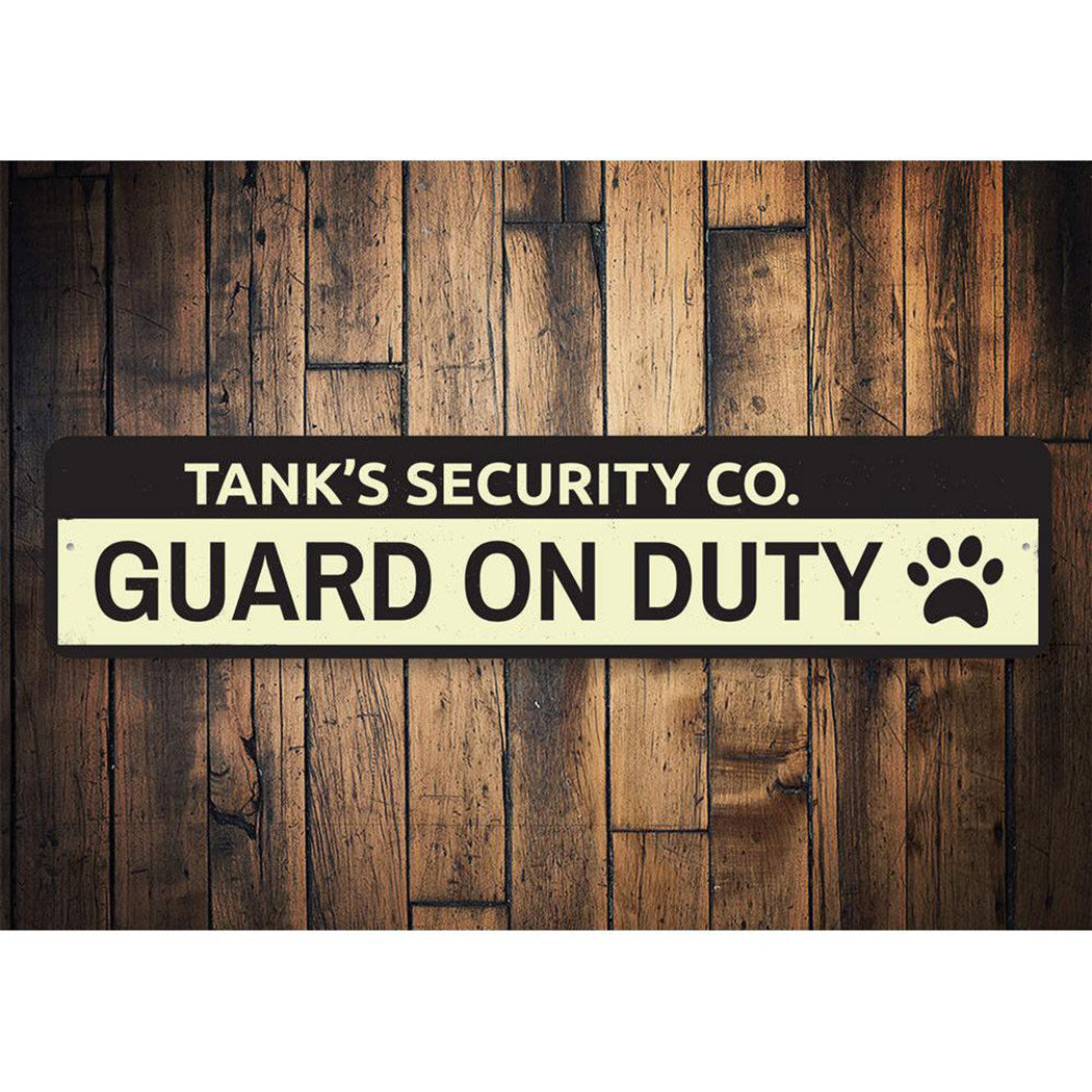 Security Company Pet Sign