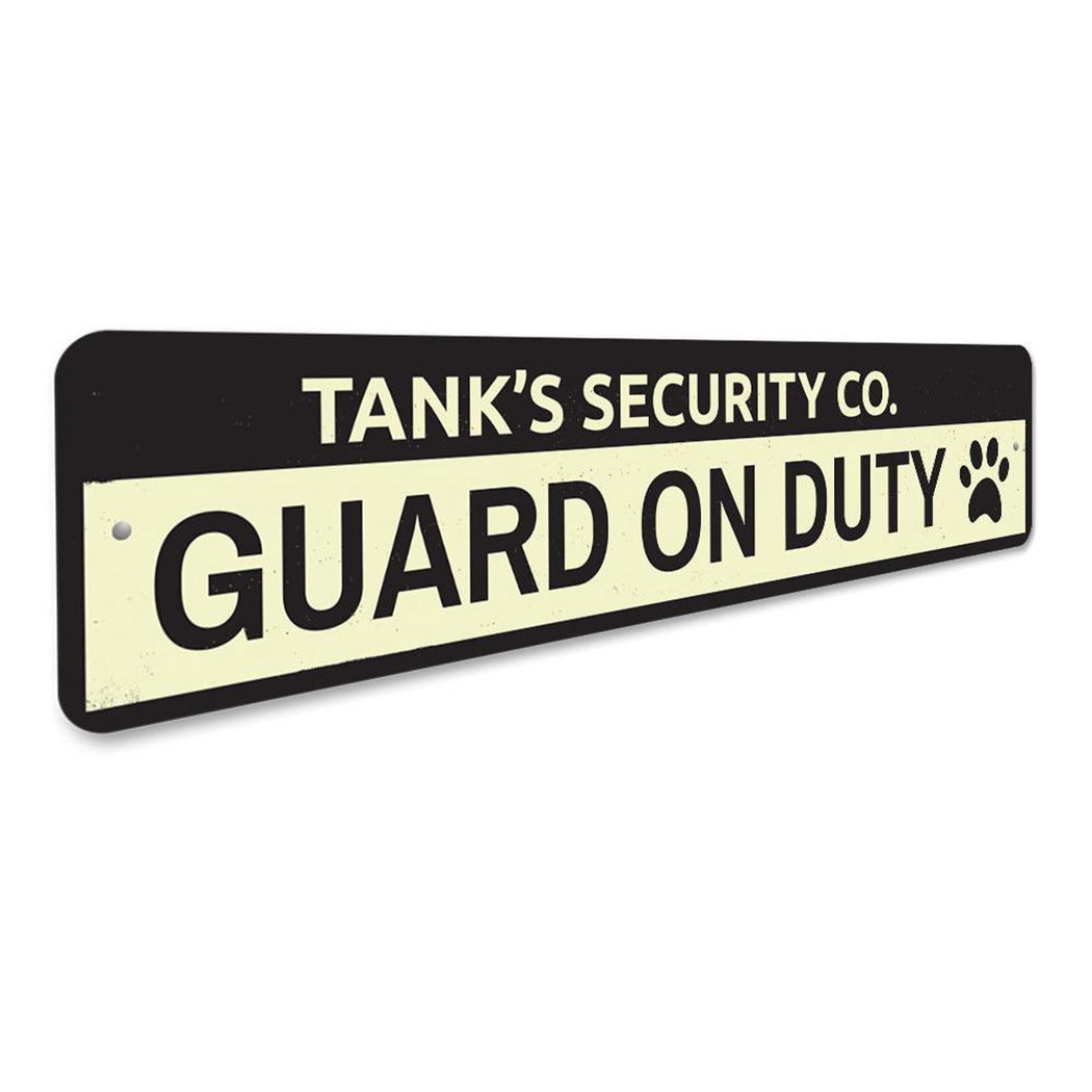 Security Company Pet Sign