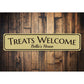 Treats Welcome Sign