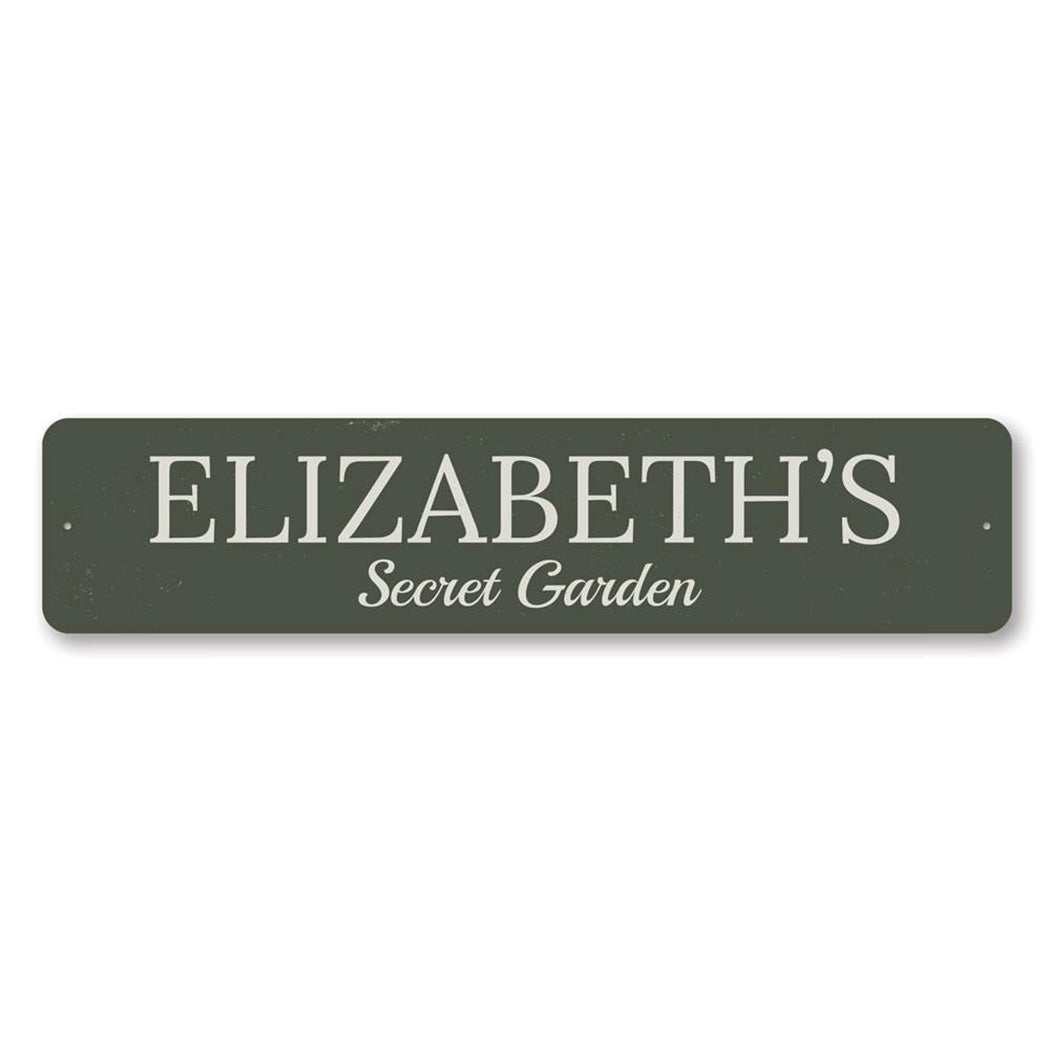 Secret Garden Metal Sign