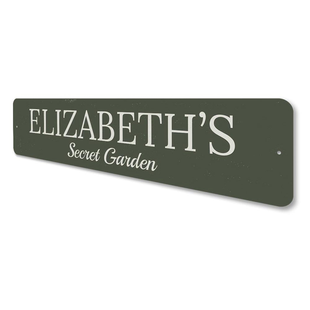 Secret Garden Sign