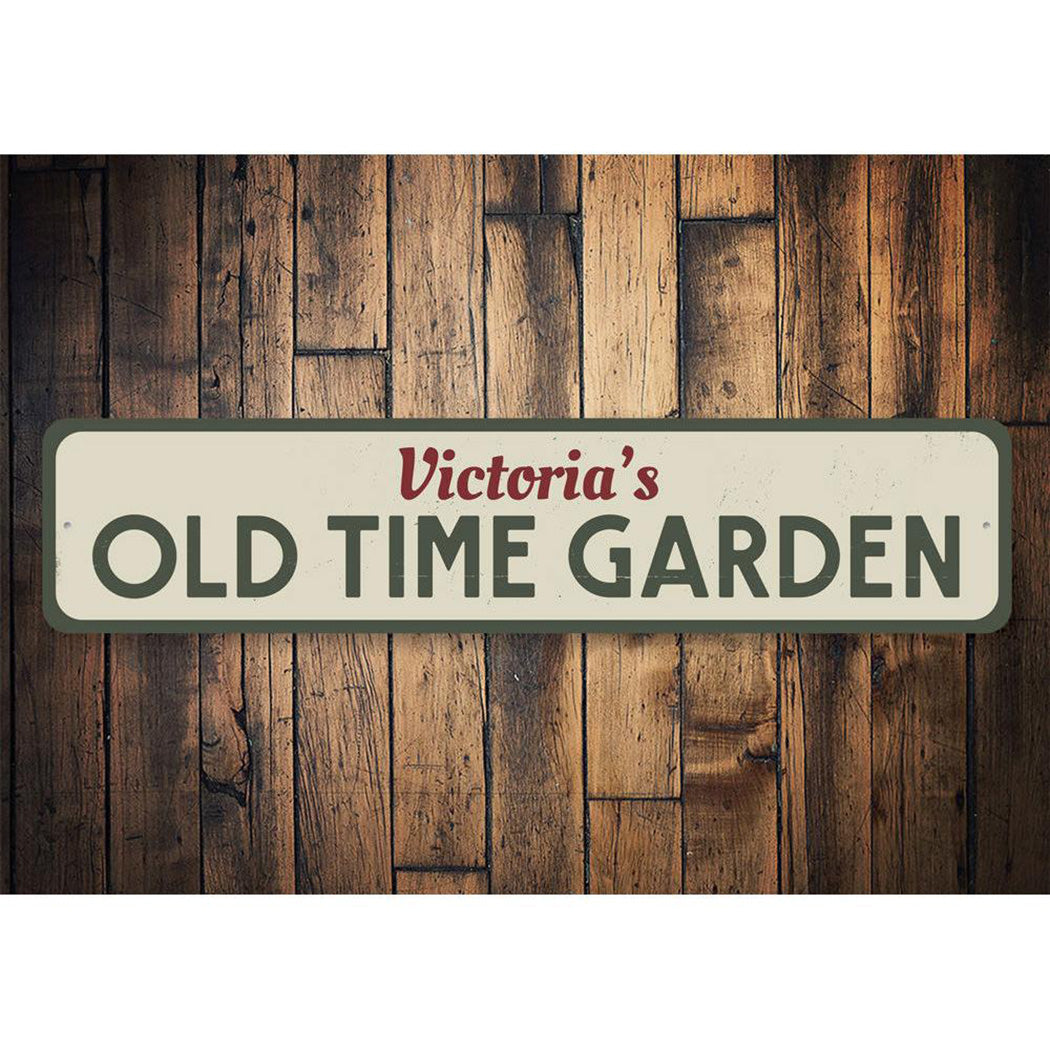 Old Time Garden Sign