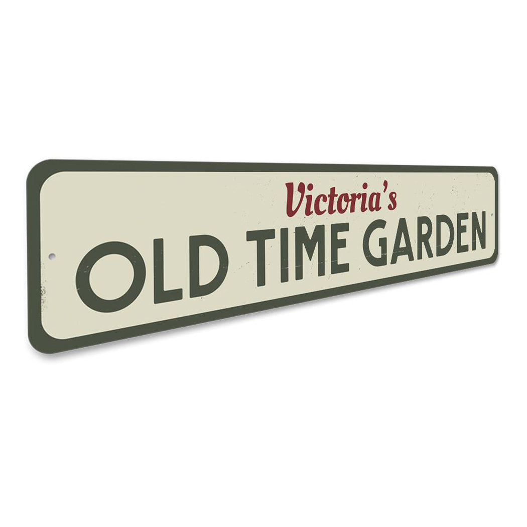 Old Time Garden Sign