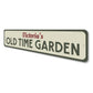 Old Time Garden Sign