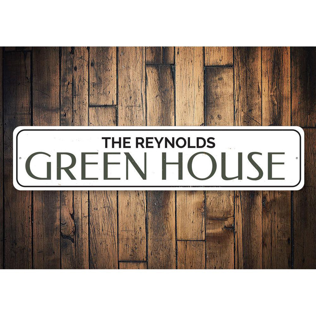 Green House Sign