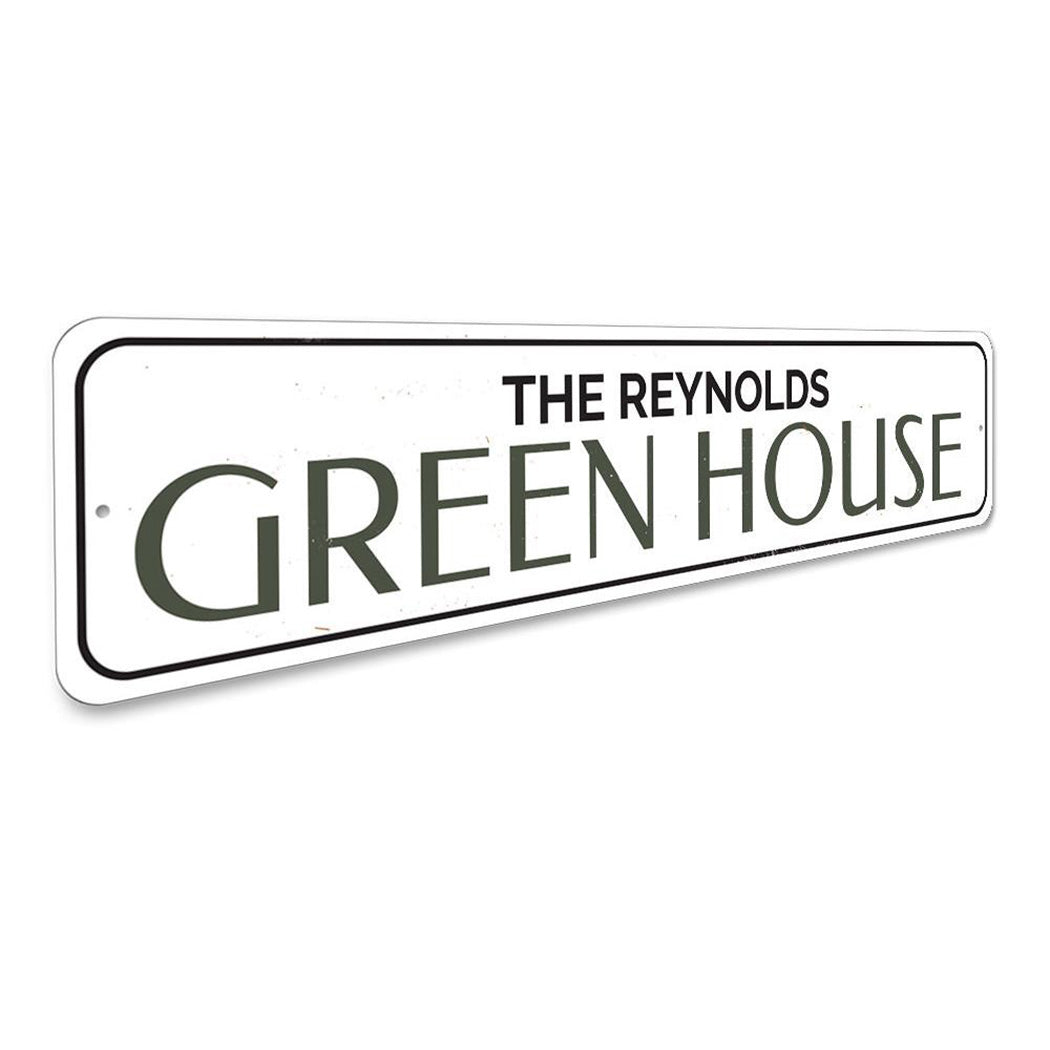 Green House Sign