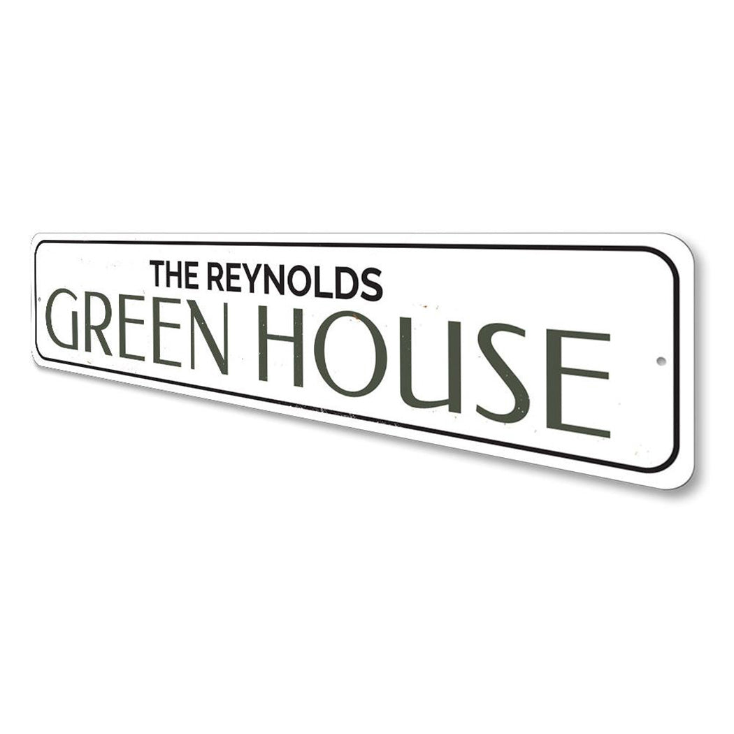 Green House Sign