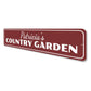 Country Garden Sign