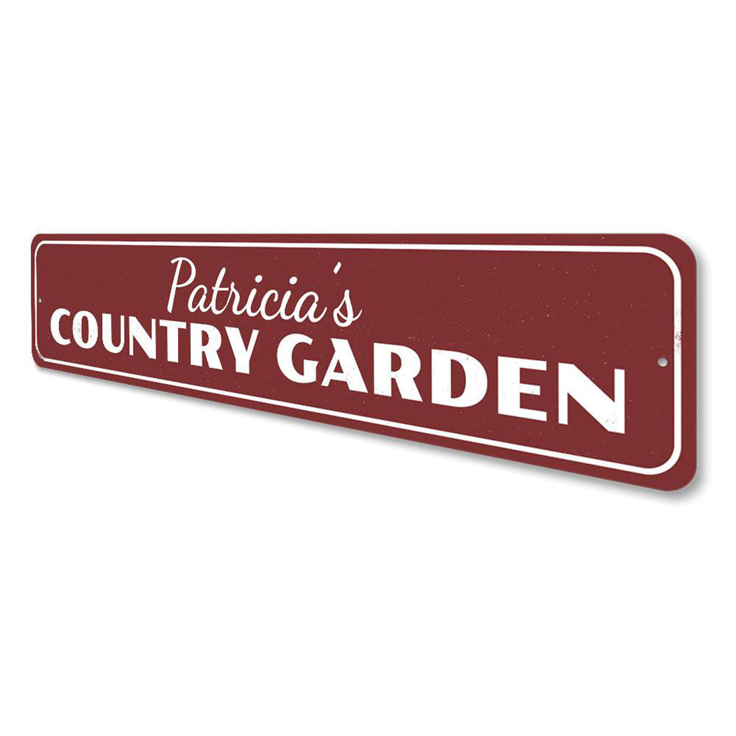 Country Garden Sign