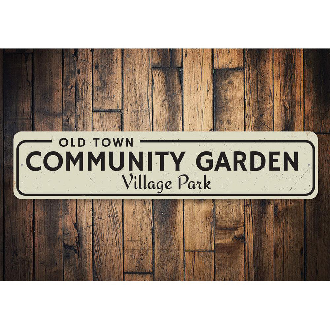 Old Town Community Garden Sign