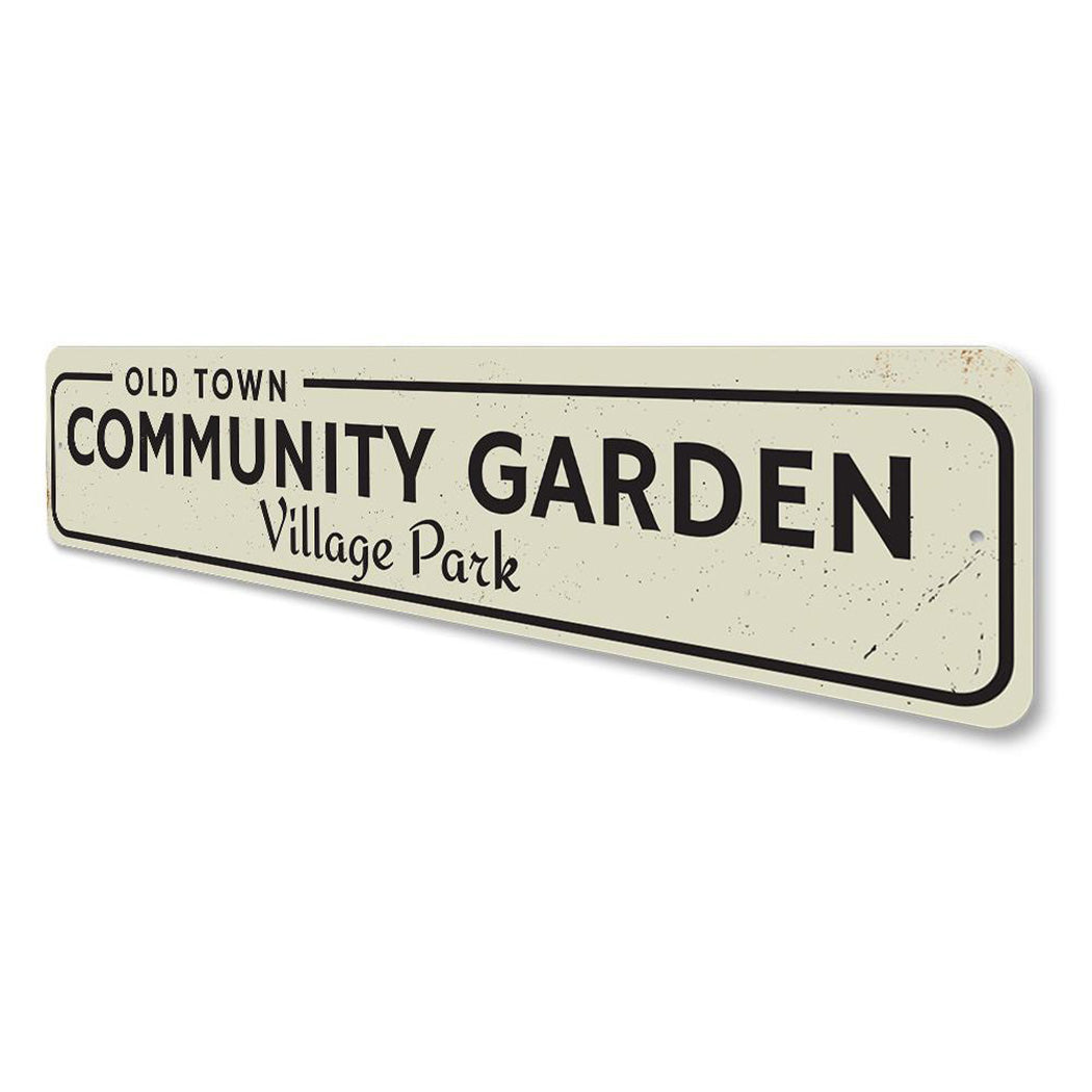 Old Town Community Garden Sign
